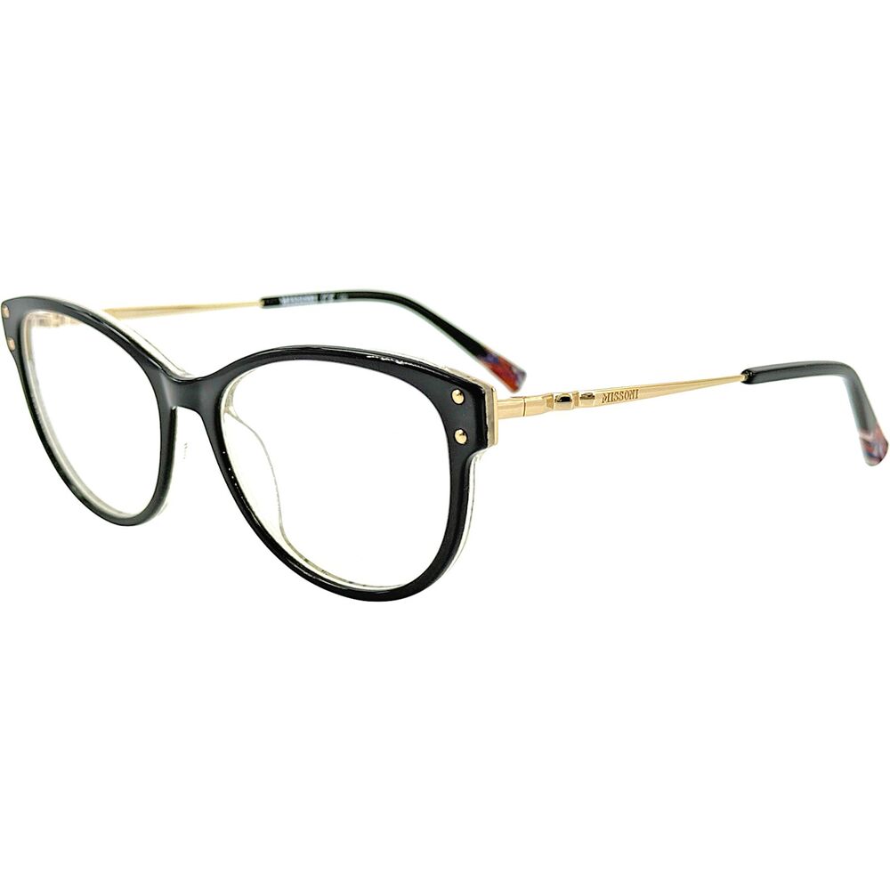 Missoni Mis 0027 Womens Plastic Eyeglass Frame 0807 Black 54-17